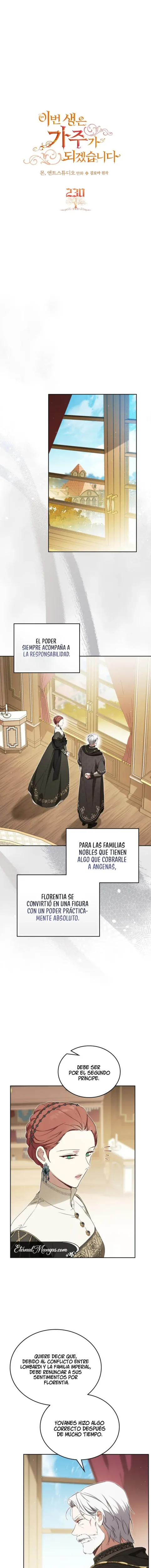 En esta vida, yo seré la matriarca capítulo 230, página 1