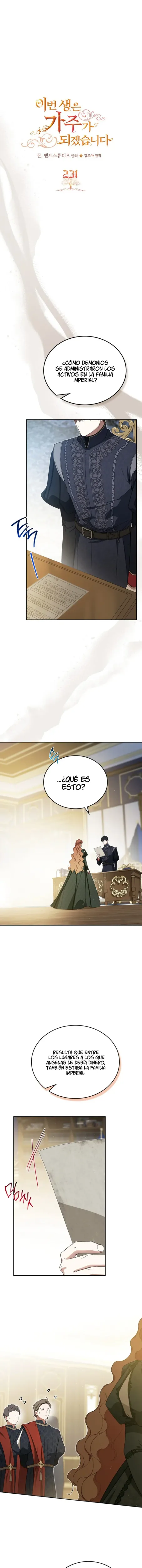 En esta vida, yo seré la matriarca capítulo 231, página 1