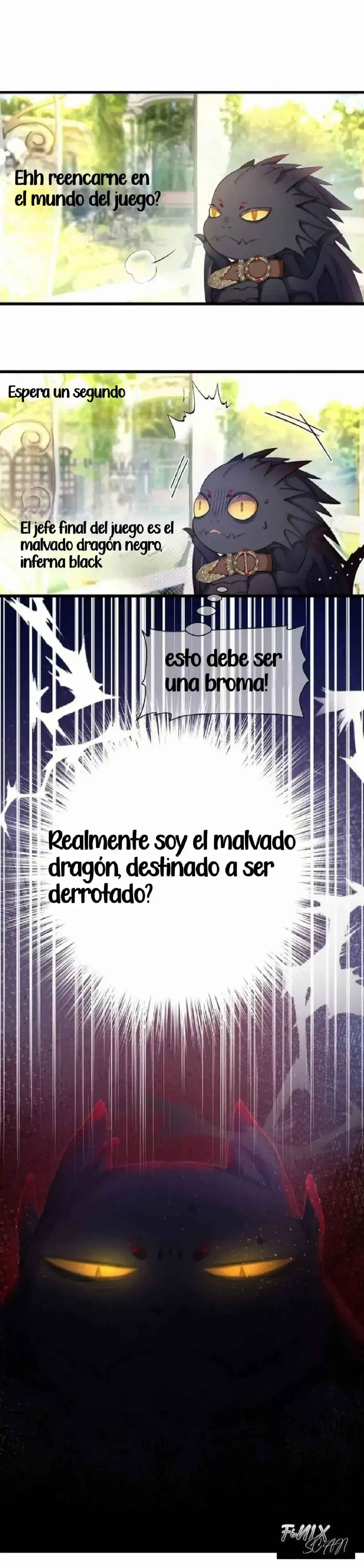 Nací Como el Pequeño Dragón Malvado capítulo 2, página 6