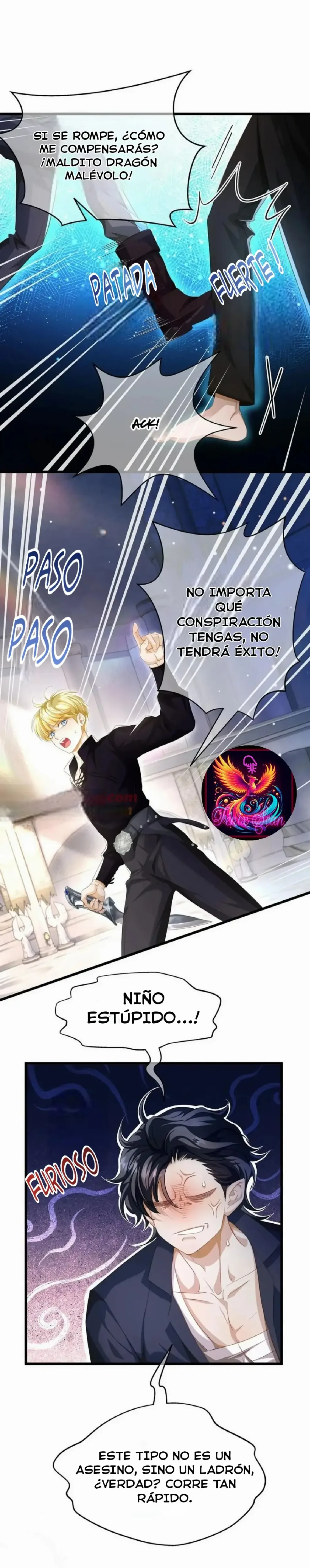 Nací Como el Pequeño Dragón Malvado capítulo 42, página 8