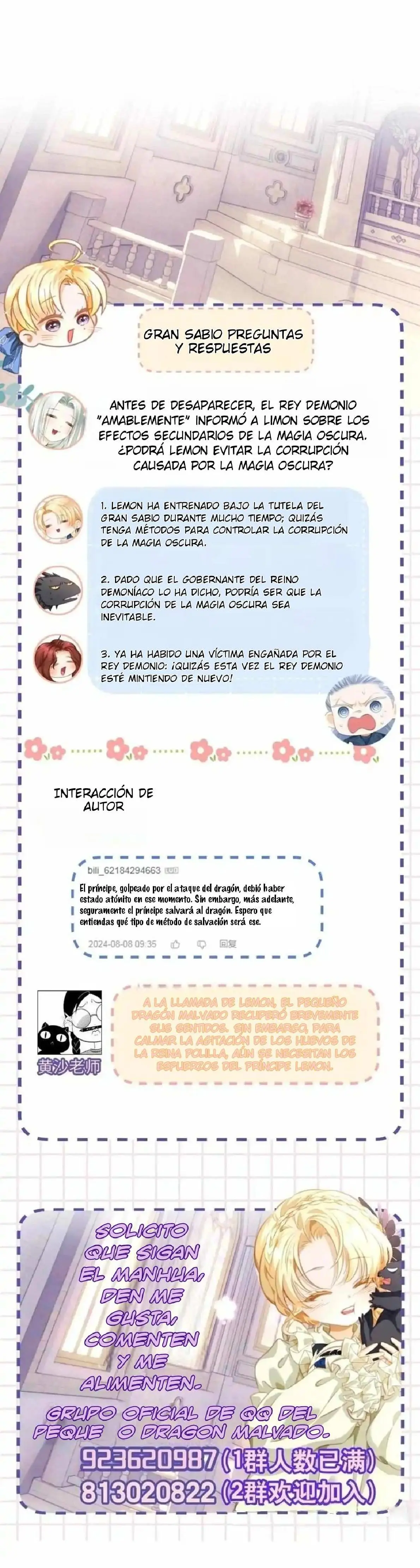 Nací Como el Pequeño Dragón Malvado capítulo 49, página 22