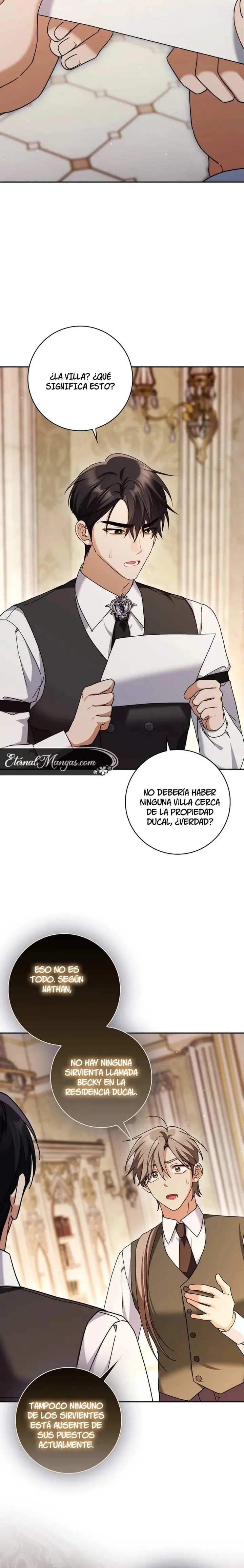 Quiero ser parte de la familia del duque villano. capítulo 34, página 12