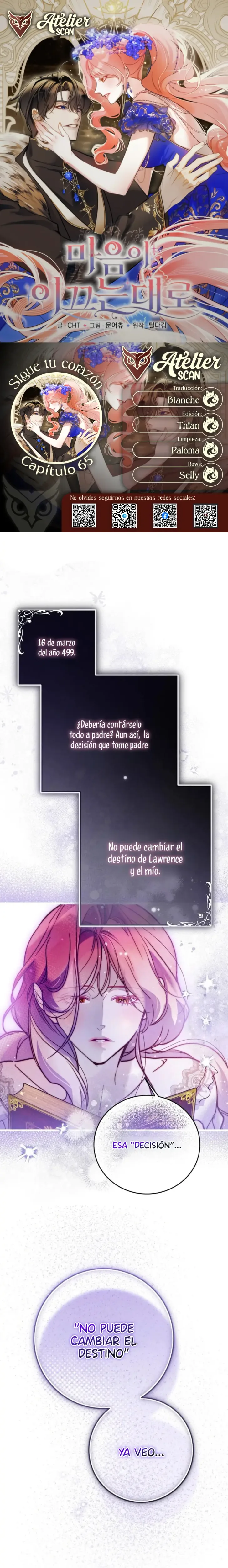 Sigue tu corazón capítulo 65, página 1