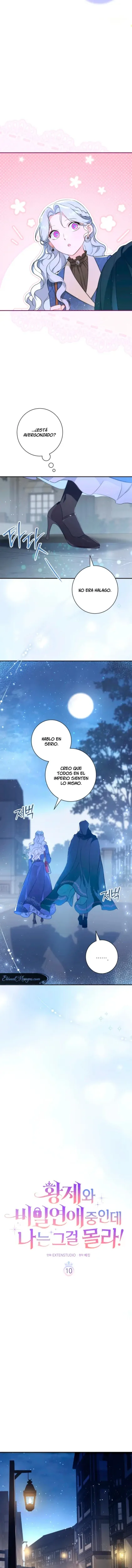 Sin saberlo estoy en una relacion secreta con el emperador capítulo 10, página 9
