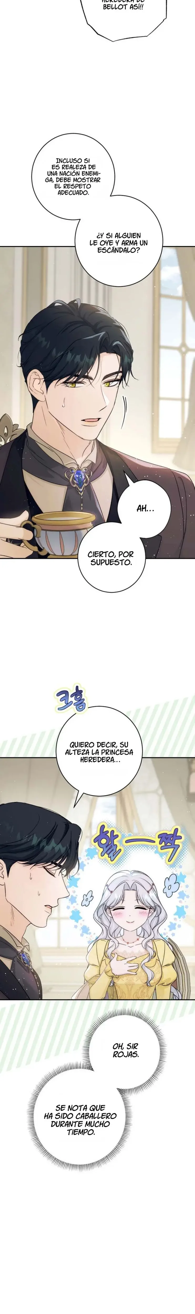 Sin saberlo estoy en una relacion secreta con el emperador capítulo 24, página 8