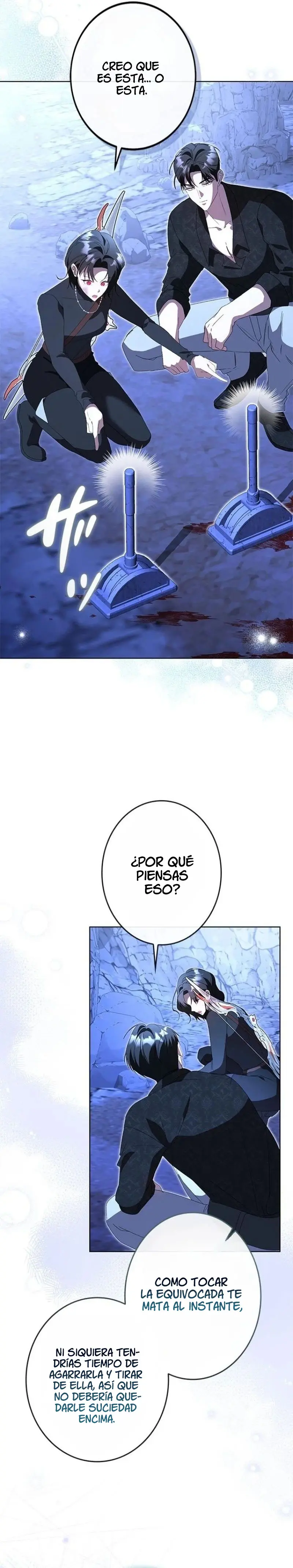 Una trabajadora coreana que se convirtió en la villana molesta de una historia de zombis capítulo 37, página 19