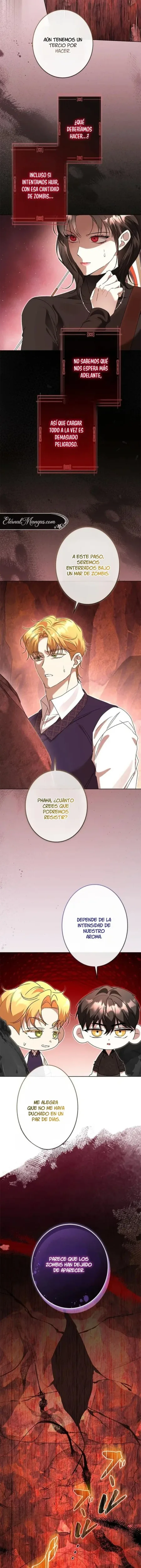 Una trabajadora coreana que se convirtió en la villana molesta de una historia de zombis capítulo 42, página 5