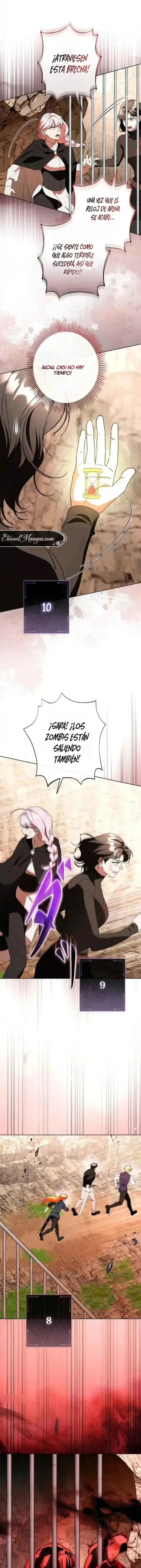 Una trabajadora coreana que se convirtió en la villana molesta de una historia de zombis capítulo 44, página 18