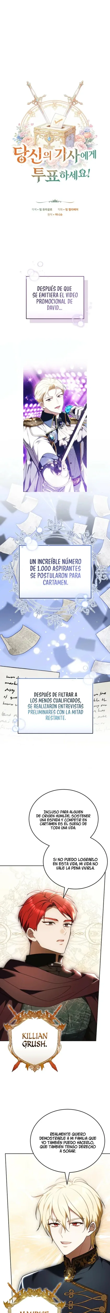 ¡Vota Por Tu caballero! capítulo 4, página 1