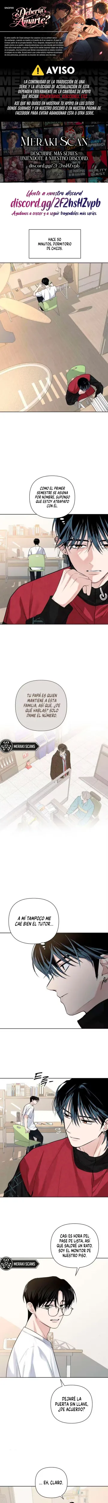¿Debería enamorarme de ti? capítulo 3, página 2