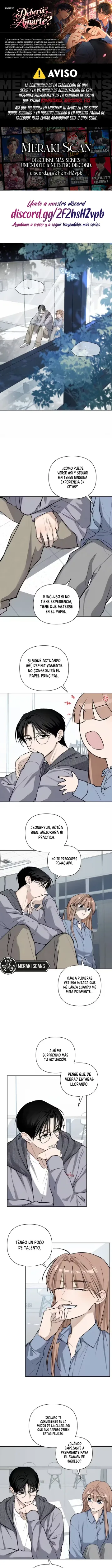 ¿Debería enamorarme de ti? capítulo 7, página 2