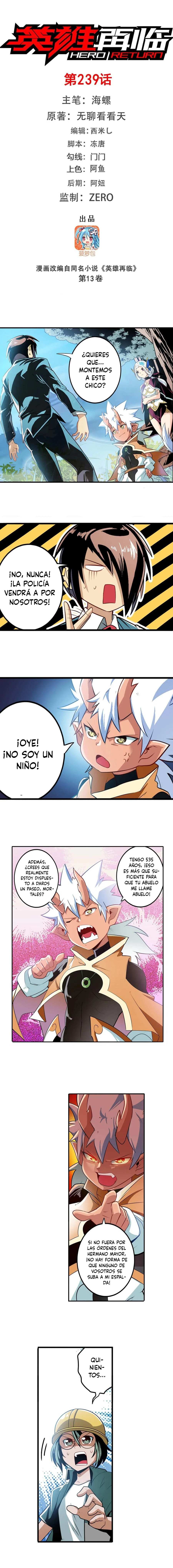 ¿Héroe? Lo deje hace mucho tiempo capítulo 239, página 2