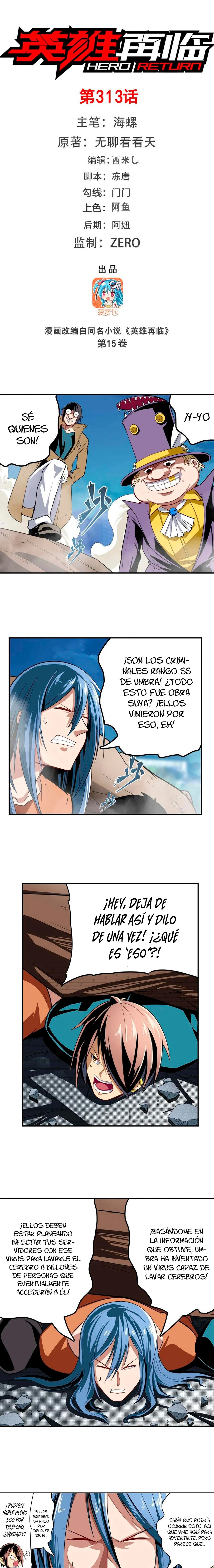 ¿Héroe? Lo deje hace mucho tiempo capítulo 313, página 3