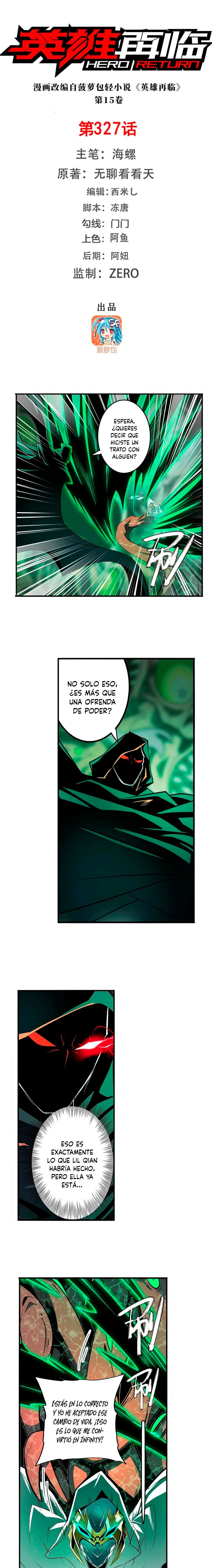 ¿Héroe? Lo deje hace mucho tiempo capítulo 327, página 3