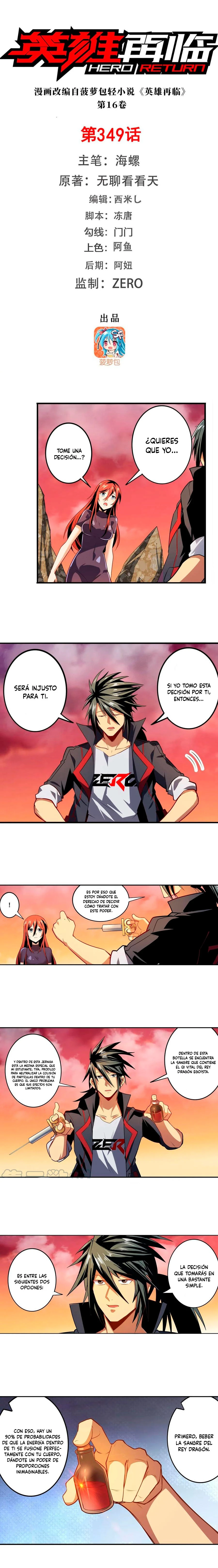 ¿Héroe? Lo deje hace mucho tiempo capítulo 349, página 2