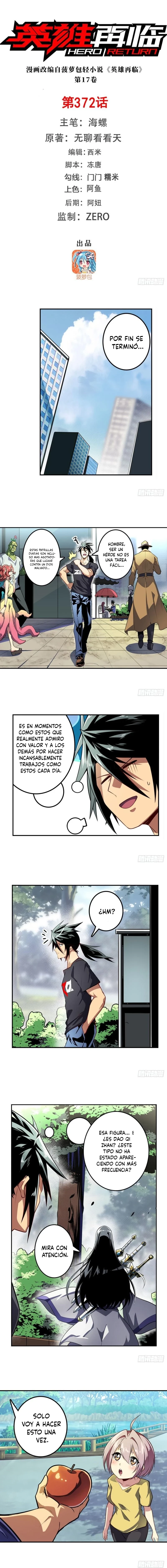 ¿Héroe? Lo deje hace mucho tiempo capítulo 372, página 3