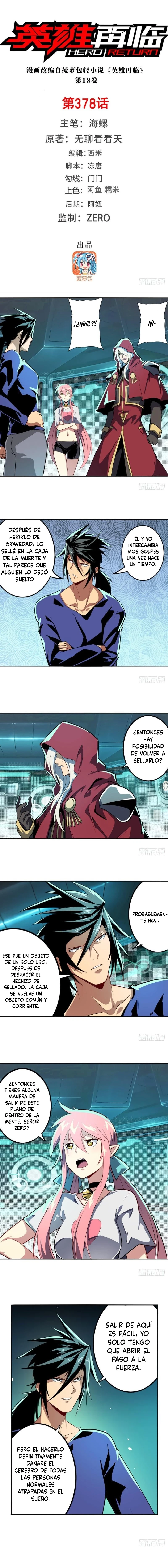 ¿Héroe? Lo deje hace mucho tiempo capítulo 378, página 3