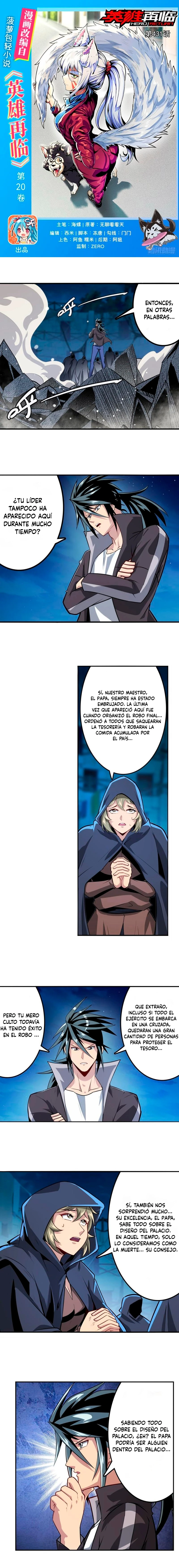 ¿Héroe? Lo deje hace mucho tiempo capítulo 431, página 3