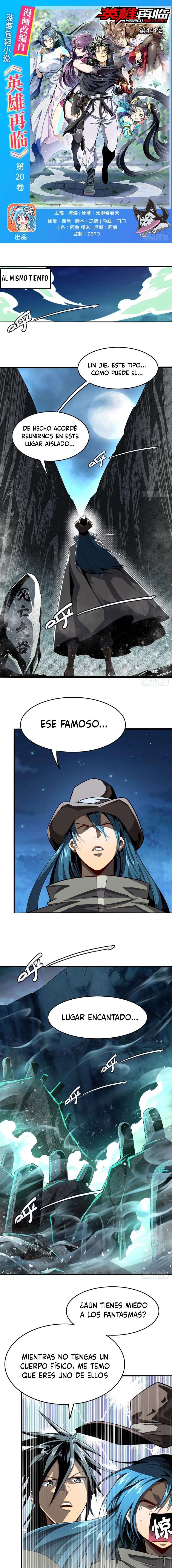 ¿Héroe? Lo deje hace mucho tiempo capítulo 444, página 3