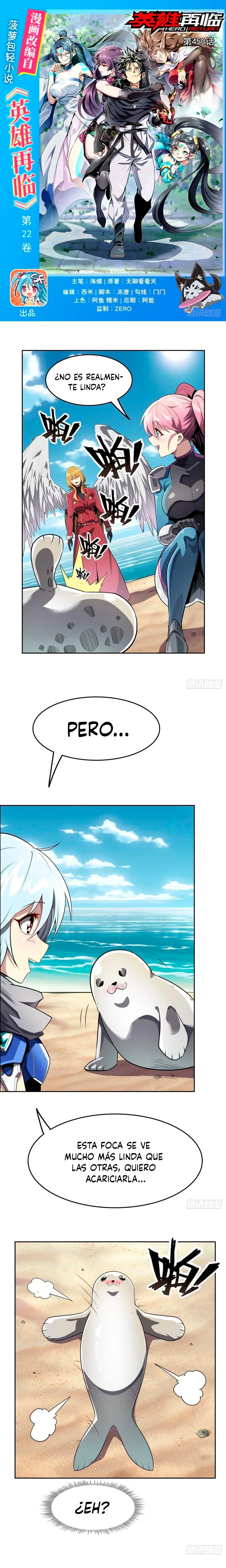 ¿Héroe? Lo deje hace mucho tiempo capítulo 450, página 2