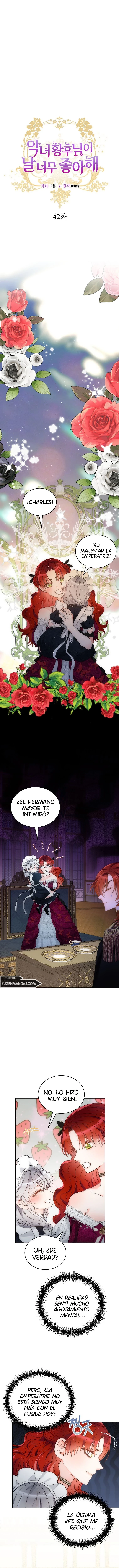 ¡La Malvada Emperatriz Me Adora! capítulo 42, página 3