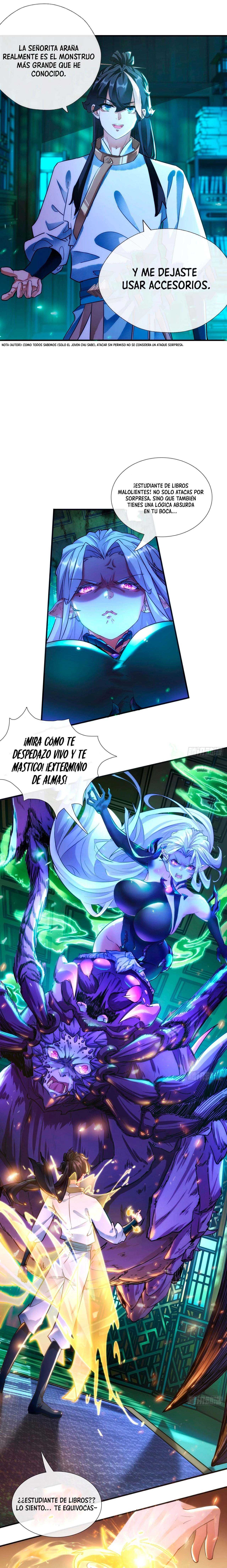 ¡Por favor mata a los demonios! ¡Joven Maestro! capítulo 1, página 18