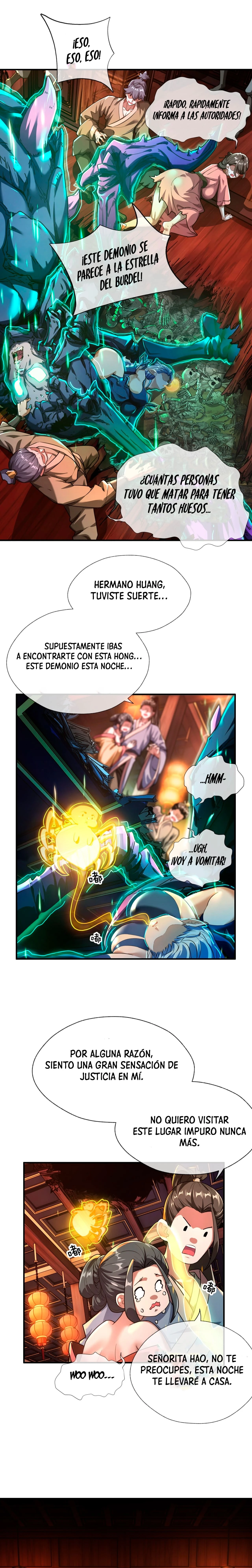 ¡Por favor mata a los demonios! ¡Joven Maestro! capítulo 2, página 9