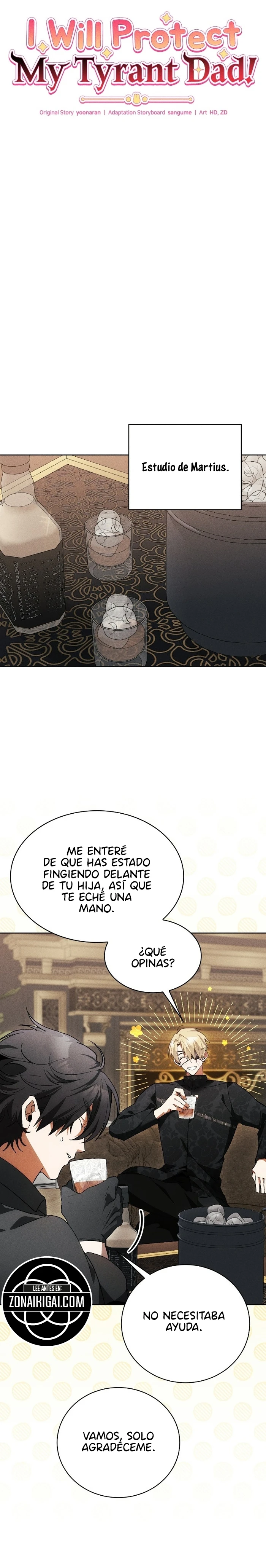 ¡Protegeré A Mi Padre Tirano capítulo 59, página 7