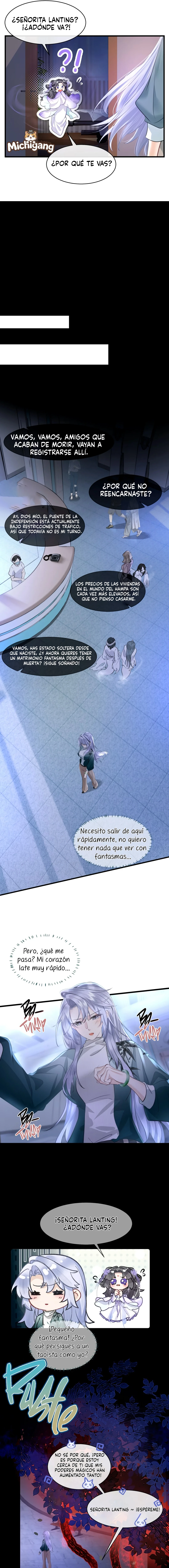 ​¡Señorita fantasma, prohibido enamorarse! capítulo 1, página 6