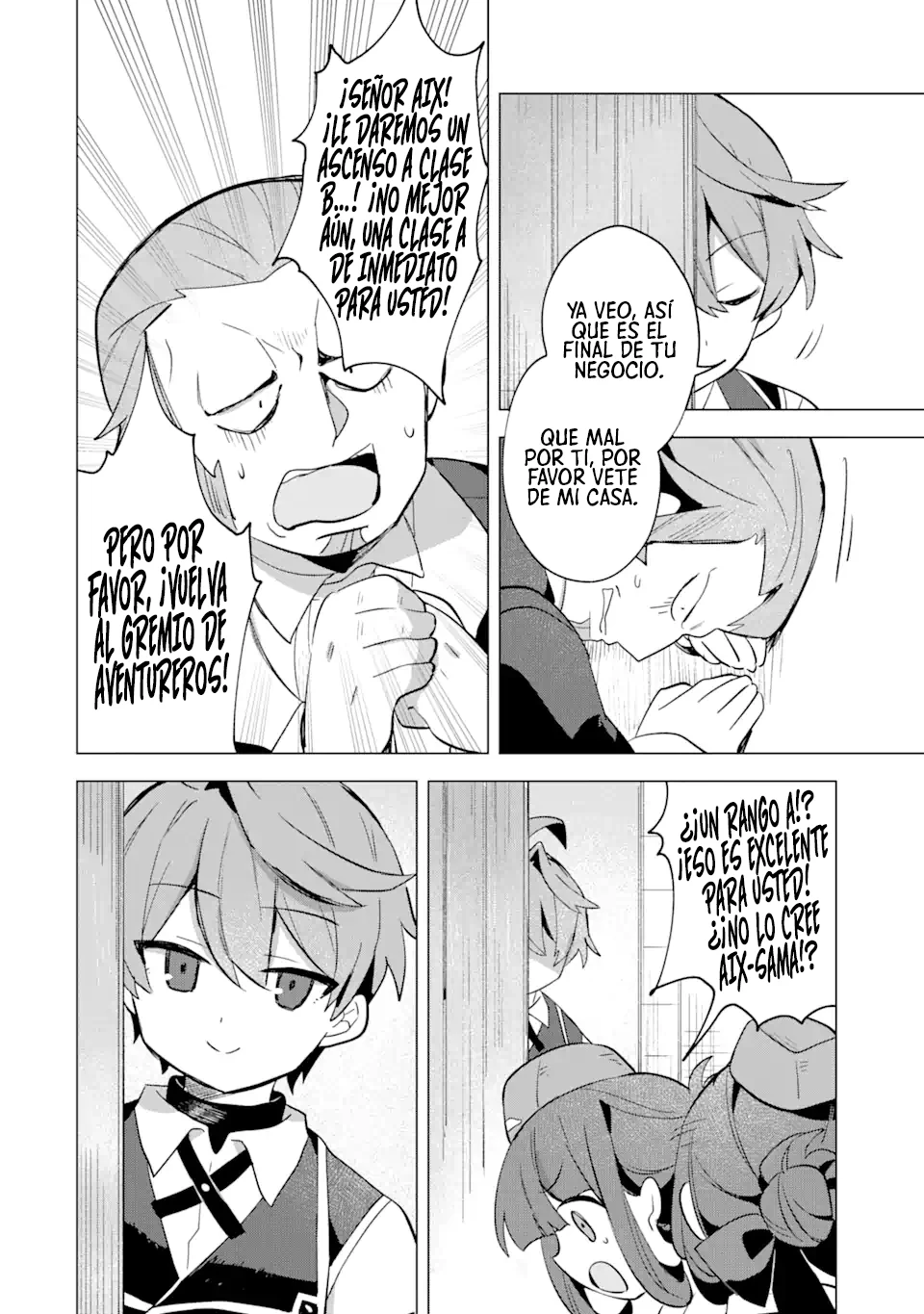 "Yo... no quiero trabajar más" Dejé de ser un aventurero. Aunque me traten mejor ahora, no lo haré. No volveré a trabajar. capítulo 6, página 9