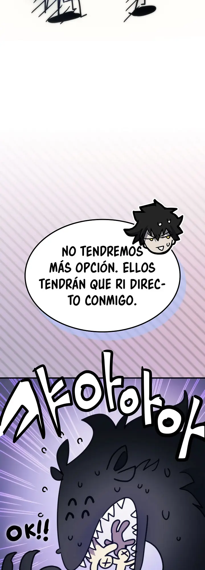 Actuando como un jefe final pero soy demasiado vago para ello capítulo 1, página 55