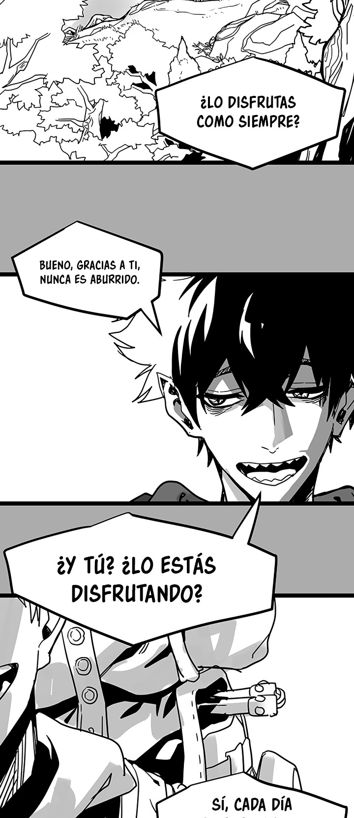 Actuando como un jefe final pero soy demasiado vago para ello capítulo 100, página 38