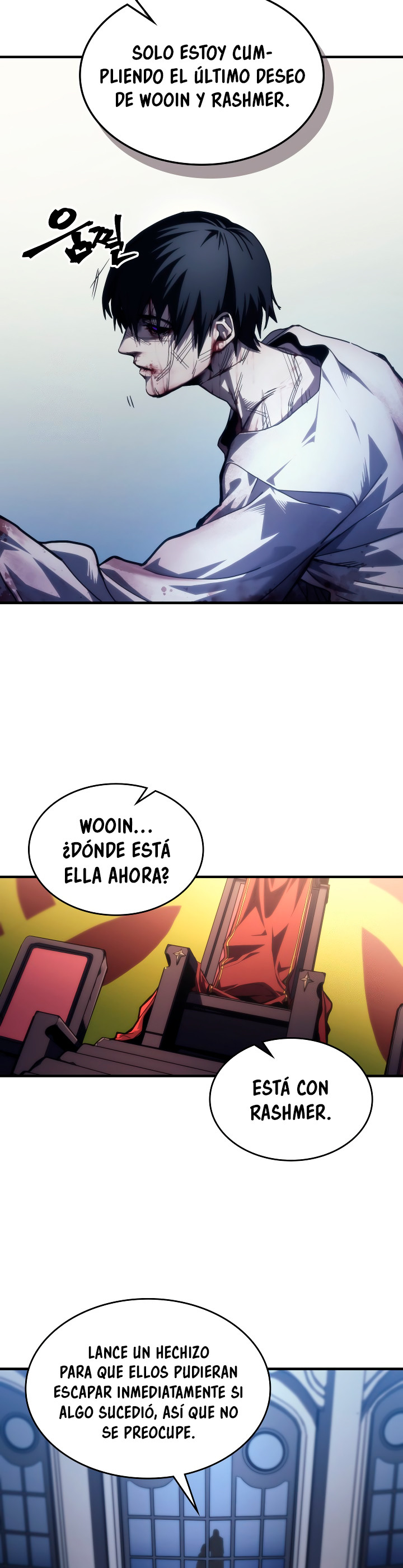 Actuando como un jefe final pero soy demasiado vago para ello capítulo 103, página 6