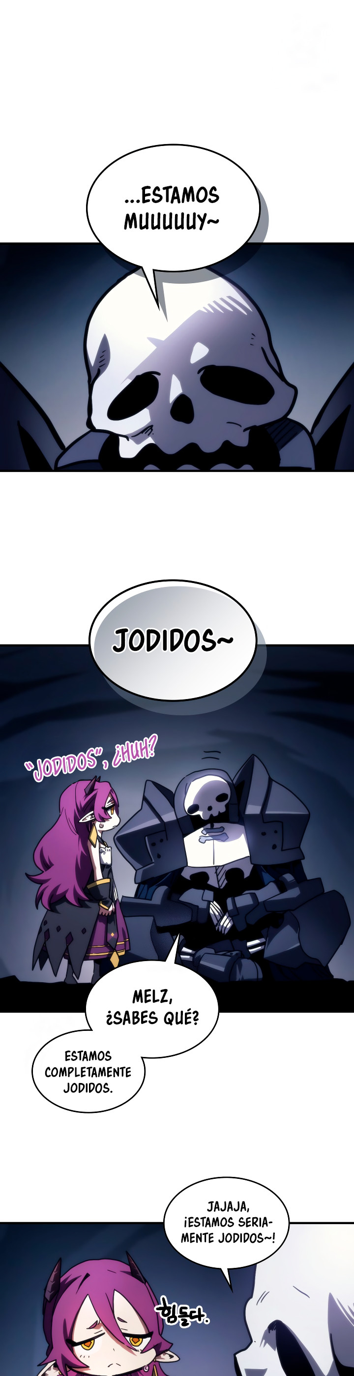 Actuando como un jefe final pero soy demasiado vago para ello capítulo 104, página 3