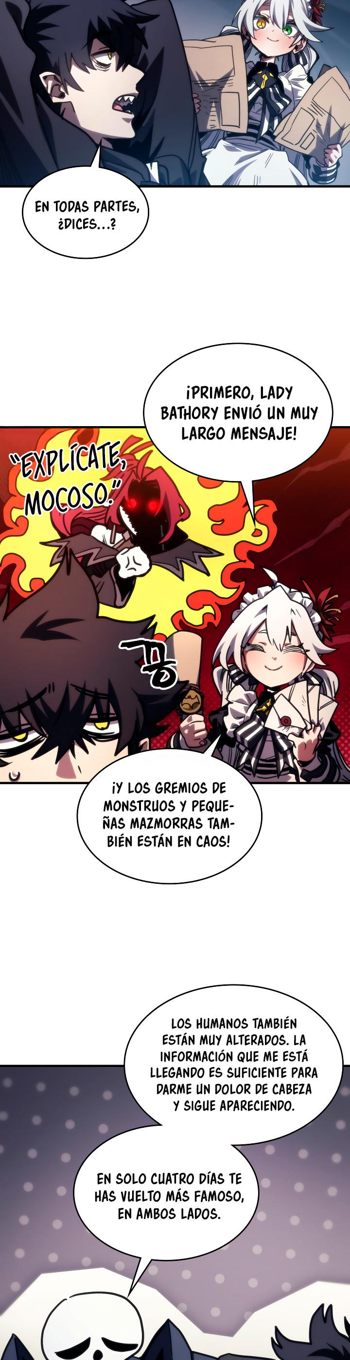 Actuando como un jefe final pero soy demasiado vago para ello capítulo 104, página 5