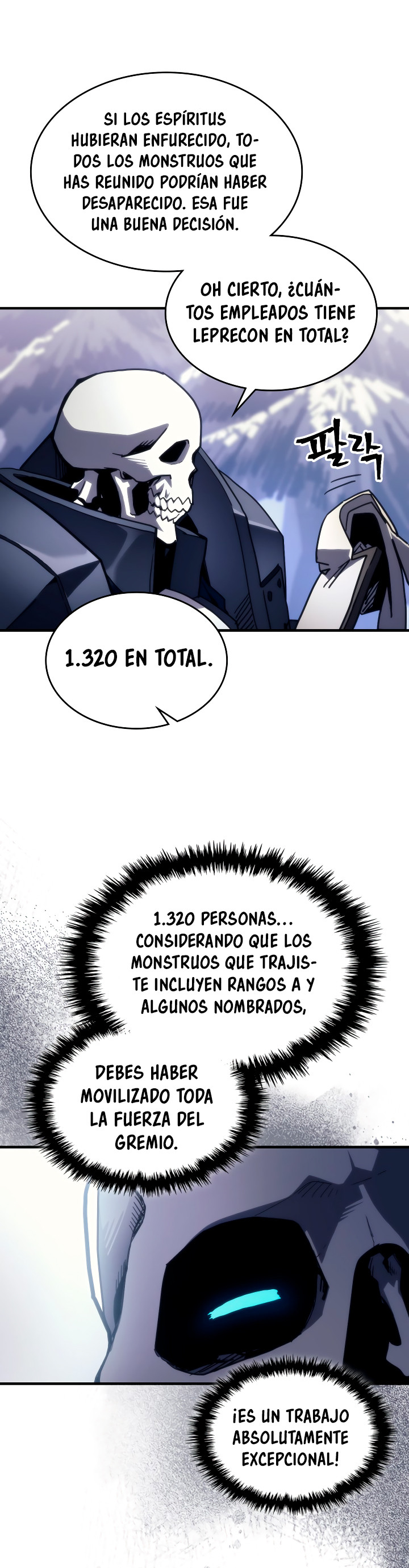 Actuando como un jefe final pero soy demasiado vago para ello capítulo 106, página 7
