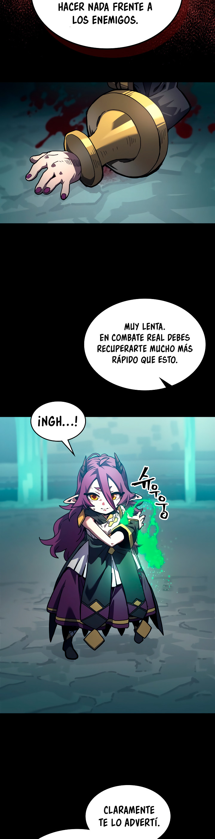 Actuando como un jefe final pero soy demasiado vago para ello capítulo 107, página 4