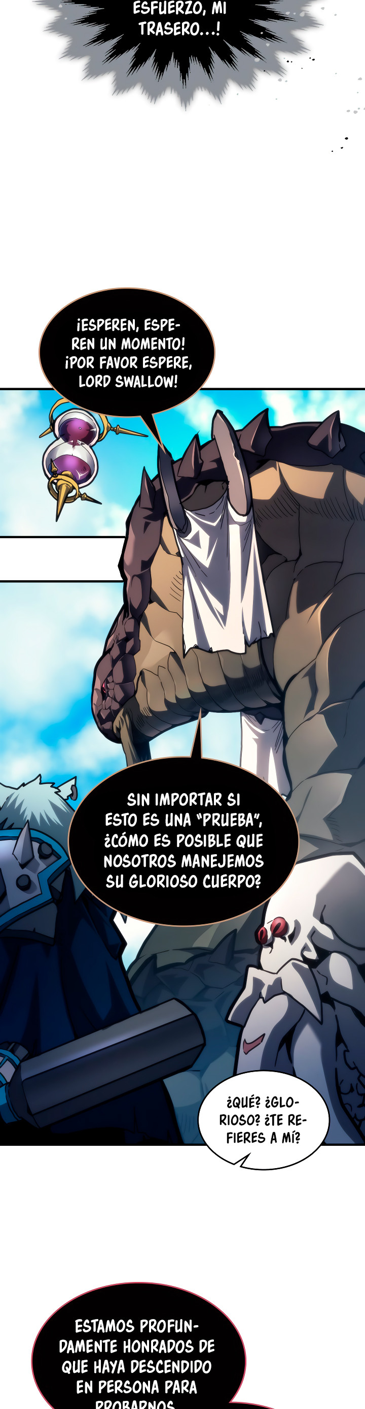 Actuando como un jefe final pero soy demasiado vago para ello capítulo 108, página 5