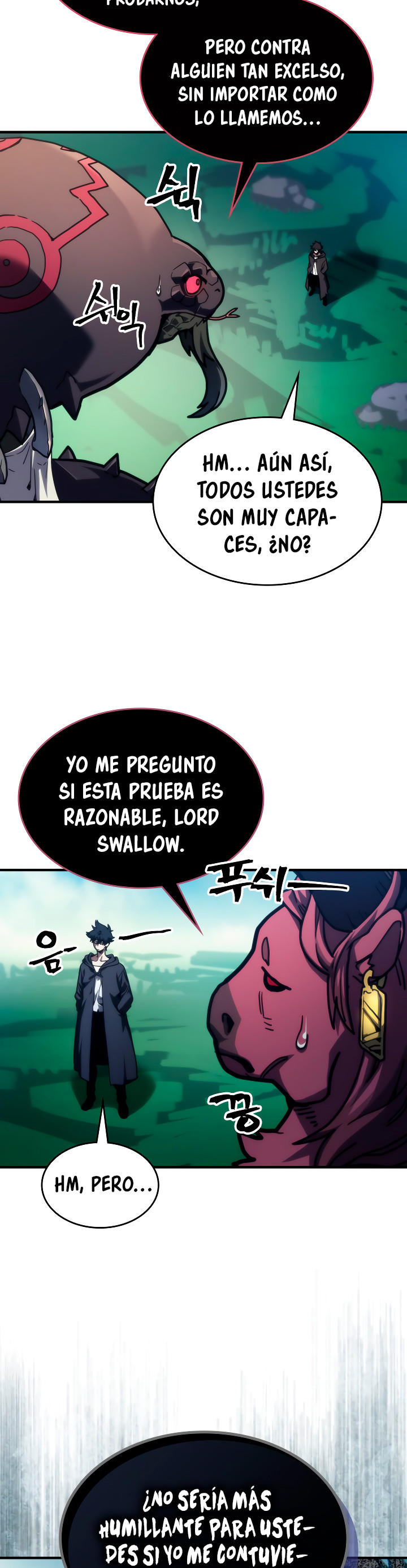 Actuando como un jefe final pero soy demasiado vago para ello capítulo 108, página 6