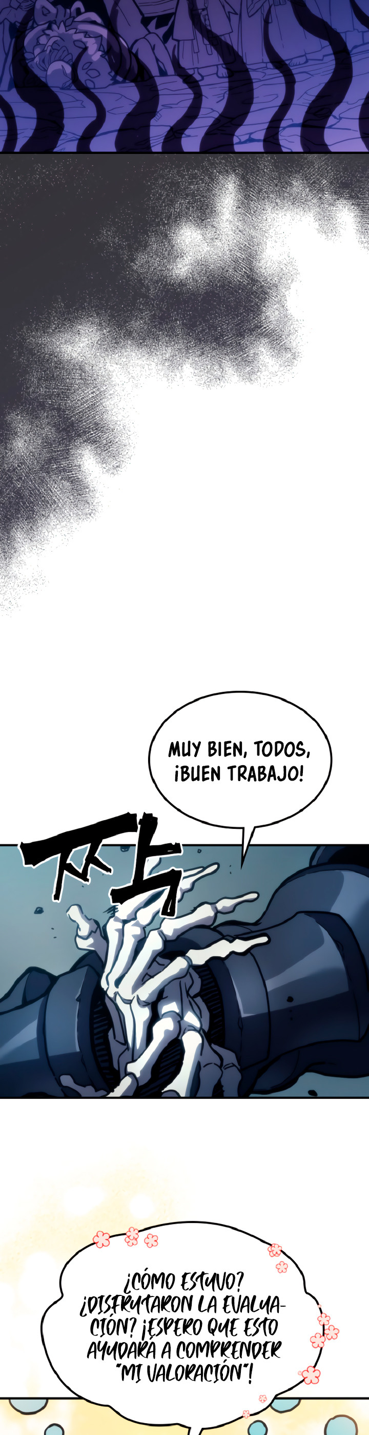 Actuando como un jefe final pero soy demasiado vago para ello capítulo 110, página 4