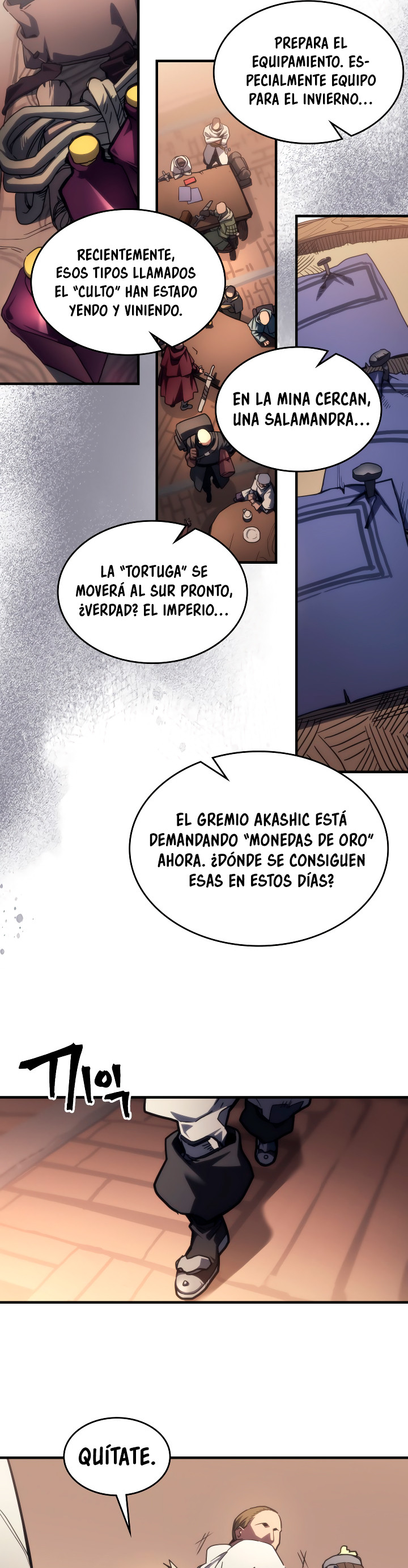 Actuando como un jefe final pero soy demasiado vago para ello capítulo 111, página 4