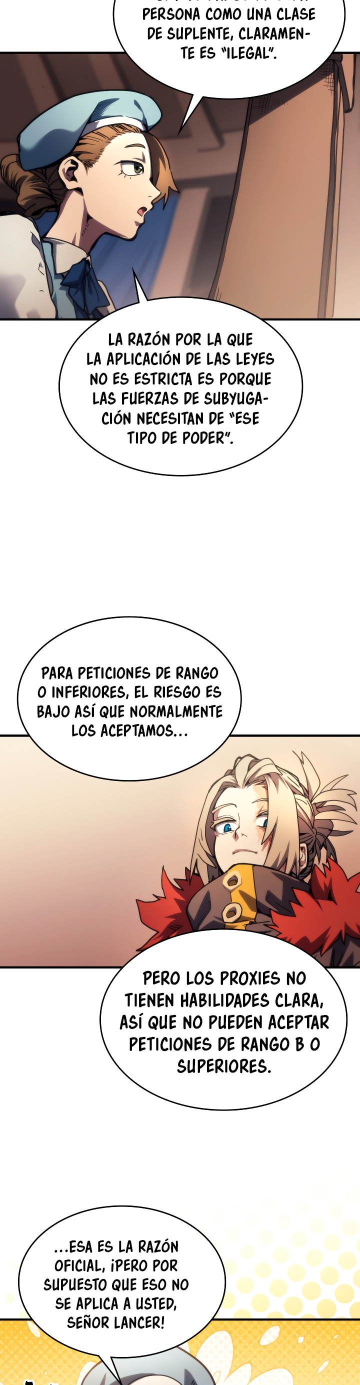 Actuando como un jefe final pero soy demasiado vago para ello capítulo 111, página 8