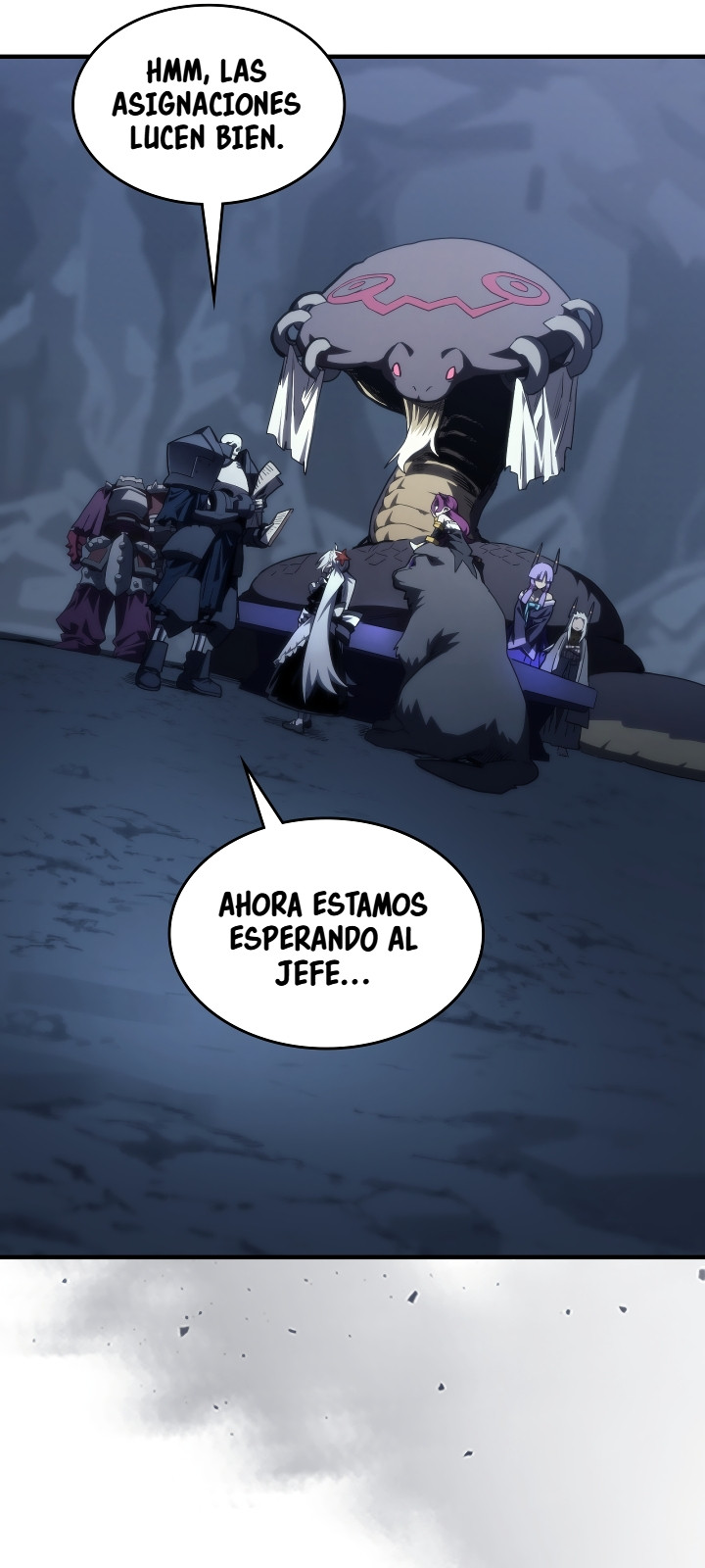 Actuando como un jefe final pero soy demasiado vago para ello capítulo 113, página 4