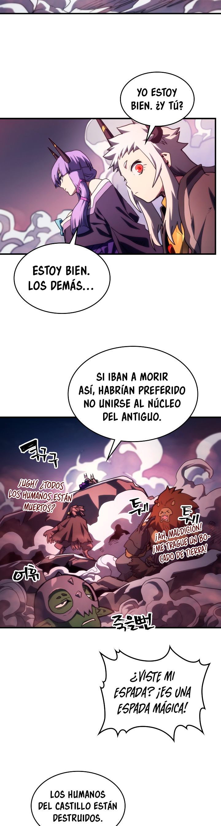 Actuando como un jefe final pero soy demasiado vago para ello capítulo 116, página 27