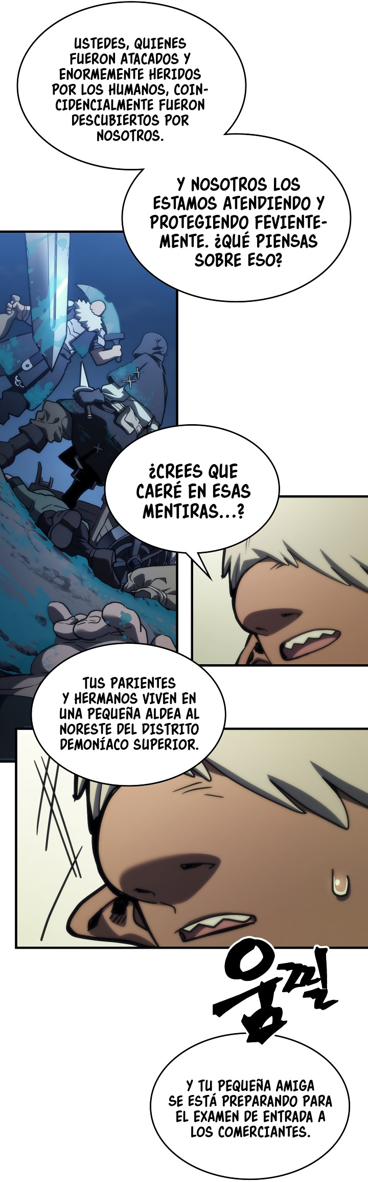 Actuando como un jefe final pero soy demasiado vago para ello capítulo 120, página 76