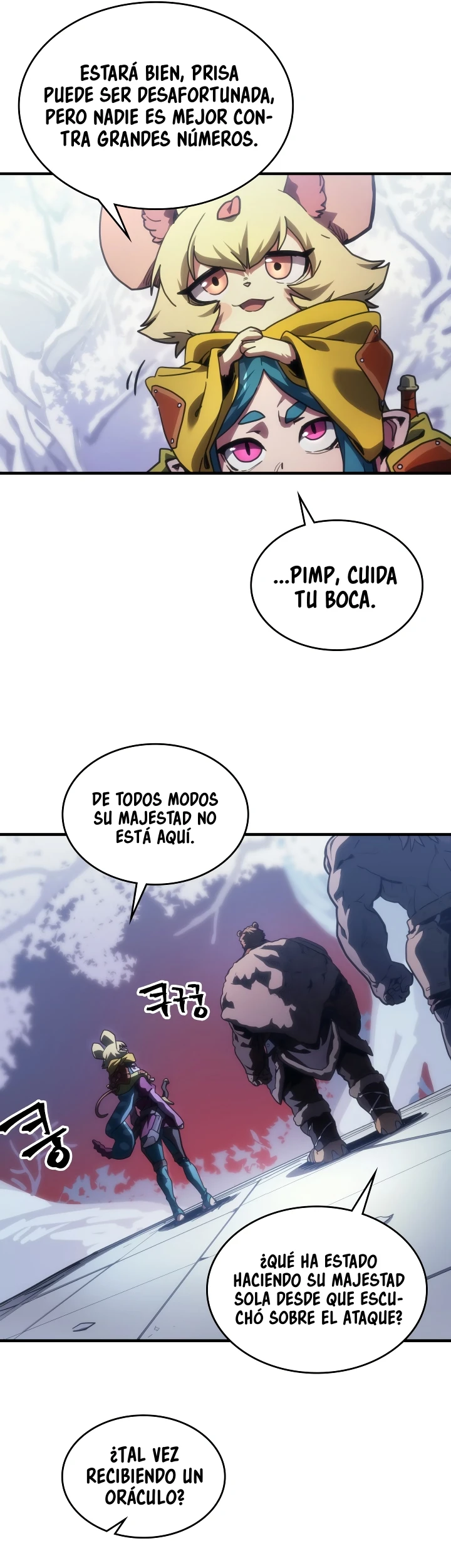 Actuando como un jefe final pero soy demasiado vago para ello capítulo 133, página 5