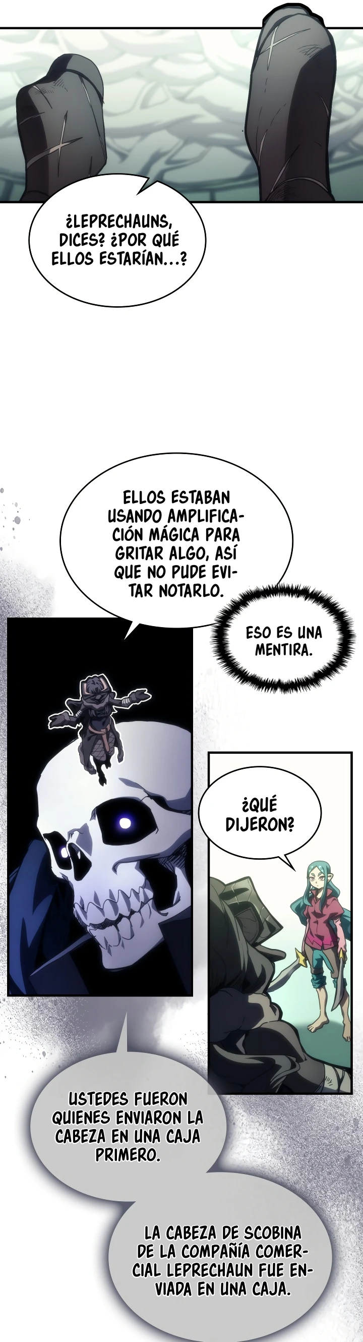 Actuando como un jefe final pero soy demasiado vago para ello capítulo 134, página 33