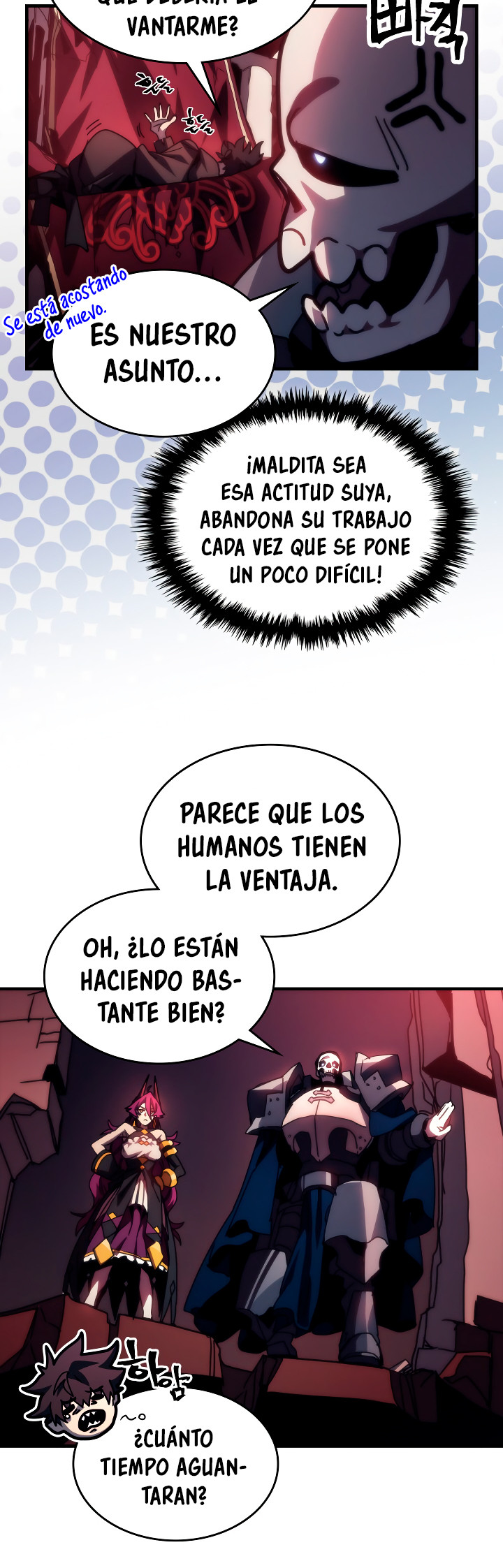 Actuando como un jefe final pero soy demasiado vago para ello capítulo 34, página 33