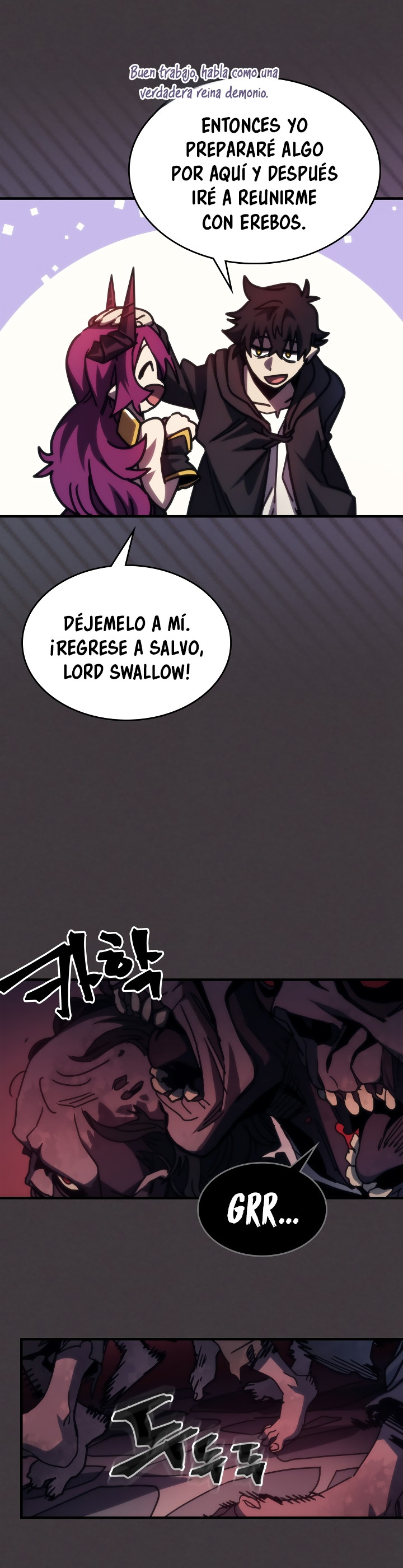 Actuando como un jefe final pero soy demasiado vago para ello capítulo 36, página 27