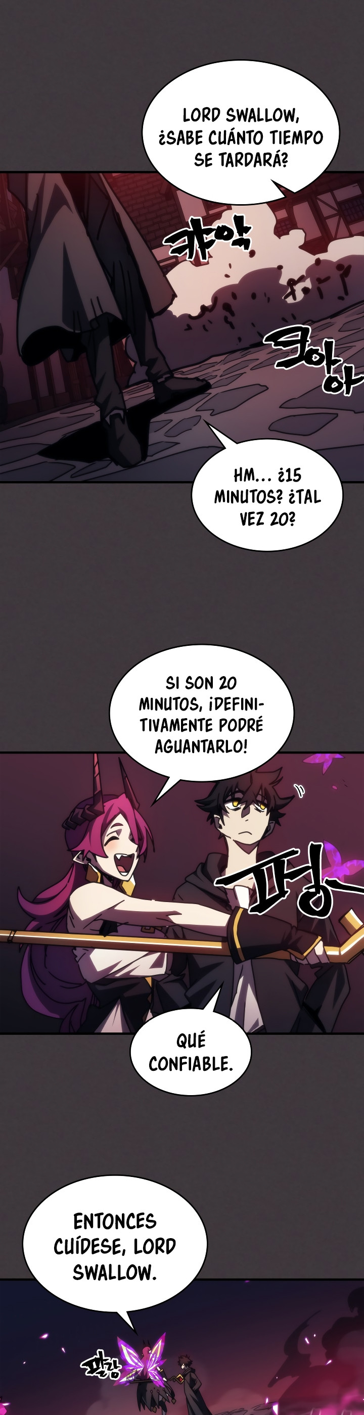 Actuando como un jefe final pero soy demasiado vago para ello capítulo 36, página 28